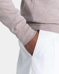 Sand Melange Crewneck sweatshirt in Cotton Cashmere | Filatori