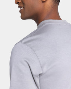 Grey Crewneck sweatshirt in double jersey Compact Cotton | Filatori