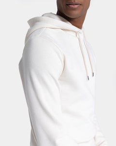 Natural White Hoodie in Cotton Cashmere | Filatori