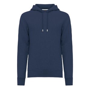 Blue Melange Hoodie in Cotton Cashmere | Filatori