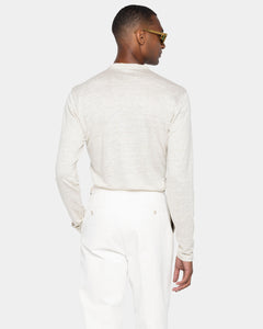 Rope Long Sleeve T-Shirt 100% Masters of Linen | Filatori 