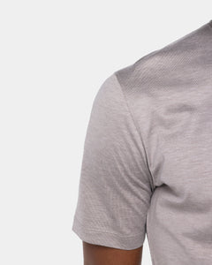 T shirt manica corta soft tinta unita Sabbia Melange Seta Cotone | Filatori