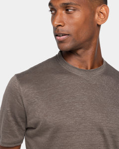 T shirt manica corta tinta unita Talpa 100% Masters of Linen | Filatori