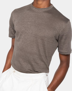 T shirt manica corta tinta unita Talpa 100% Masters of Linen | Filatori